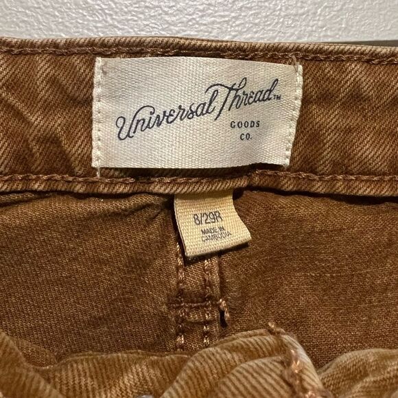 Universal Thread Vintage Midi Shorts, Mustard, size 8 - Picture 3 of 5